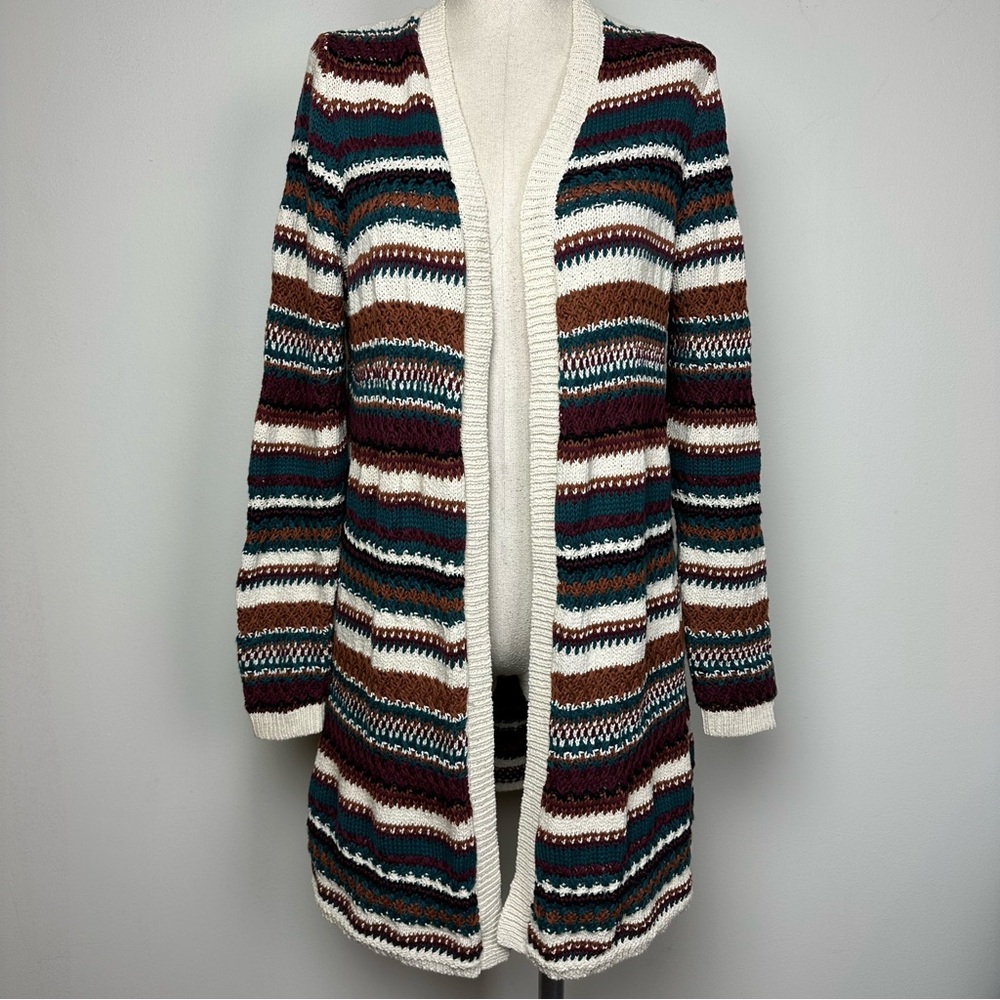 Natural Reflections Long Knit Cardigan